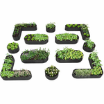 18" Tall Casual Garden Layout for New Homeowners (Set of 12) - Anleolife 