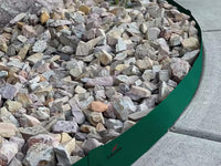 6" x 40" Galvanized Steel Garden Edging, 6-Pack (20FT Total), Powder coating, Gloves & Stakes - Green - Anleolife