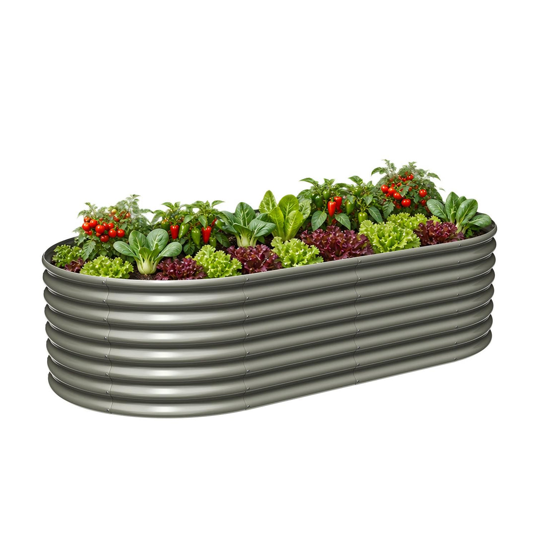 24" Extra Tall 8x4 ft Rust-Resistant Raised Garden Bed