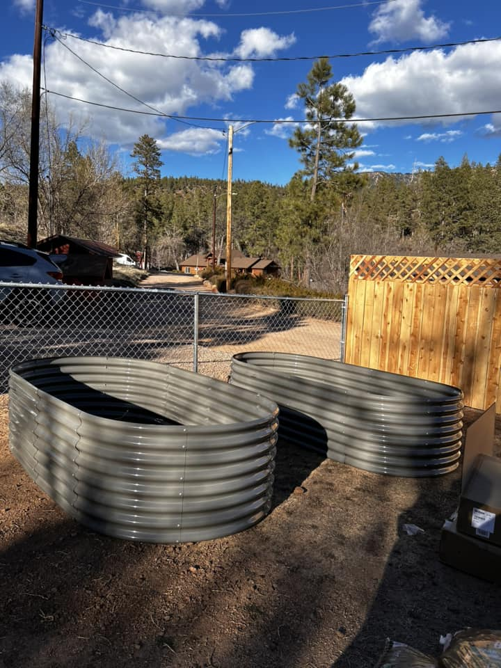 24" Extra Tall 8x4 ft Galvanized Steel Raised Garden Beds (Set of 3) - Anleolife