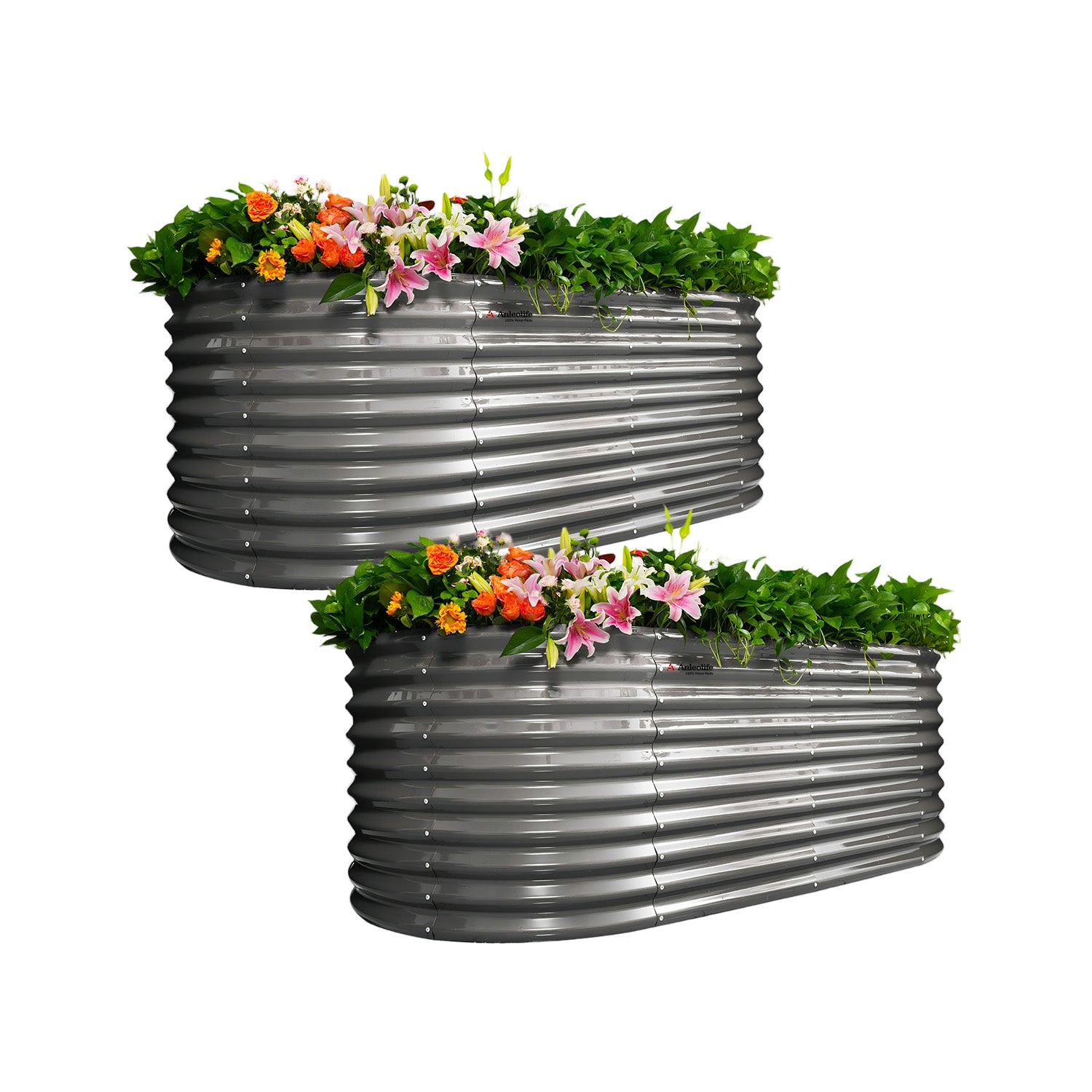 30" Extra Tall 8x4 ft Modular Raised Garden Bed (Set of 2)