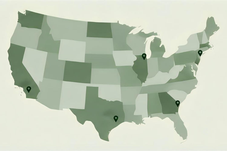 U.S. Fulfillment Network Map