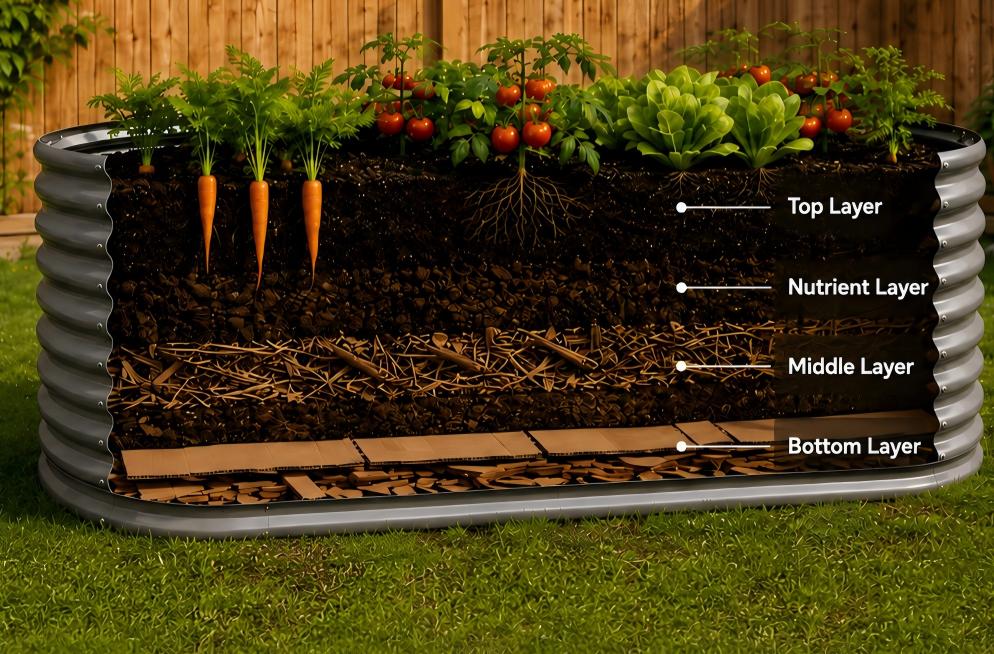 Soil Filling Method Diagram