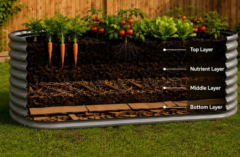 Soil Filling Method Diagram