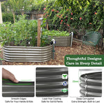 Thoughtful Designs Care in Every DetailJoyfully Build Your Dream Garden - Oval Raised Garden Bed 