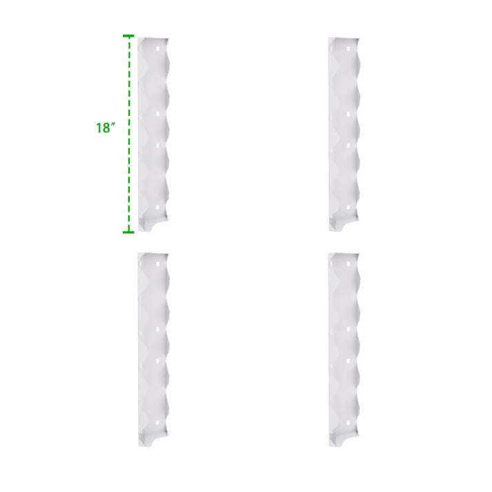 4-Pack Corner Brackets for 18" Tall DIY Garden Beds